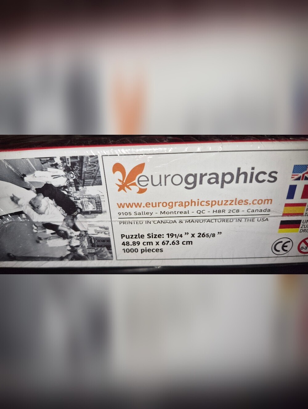 New 1000-piece Eurographics jigsaw puzzle,  "V-J Day In Times Square" - Picture 2 of 2